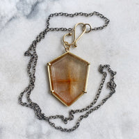 Rutilated Quartz Pendant